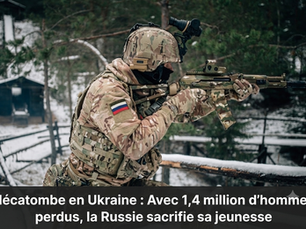 1,4 million de pertes russes en Ukraine : Radiographie d'un désastre militaire et humain