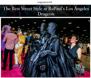 Yes that is Deven Green in Vogue World at RuPaul's Drag Convention