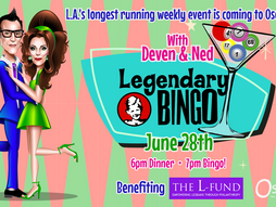 June 28th - Charity Bingo at Oscar's - Palm Springs