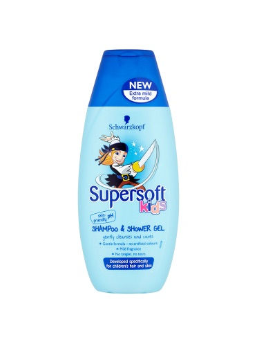 Schwarzkopf Supersoft Kids Shampoo & Shower Gel 250ml