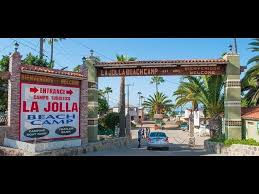 La Jolla Beach Camp near La Bufadora