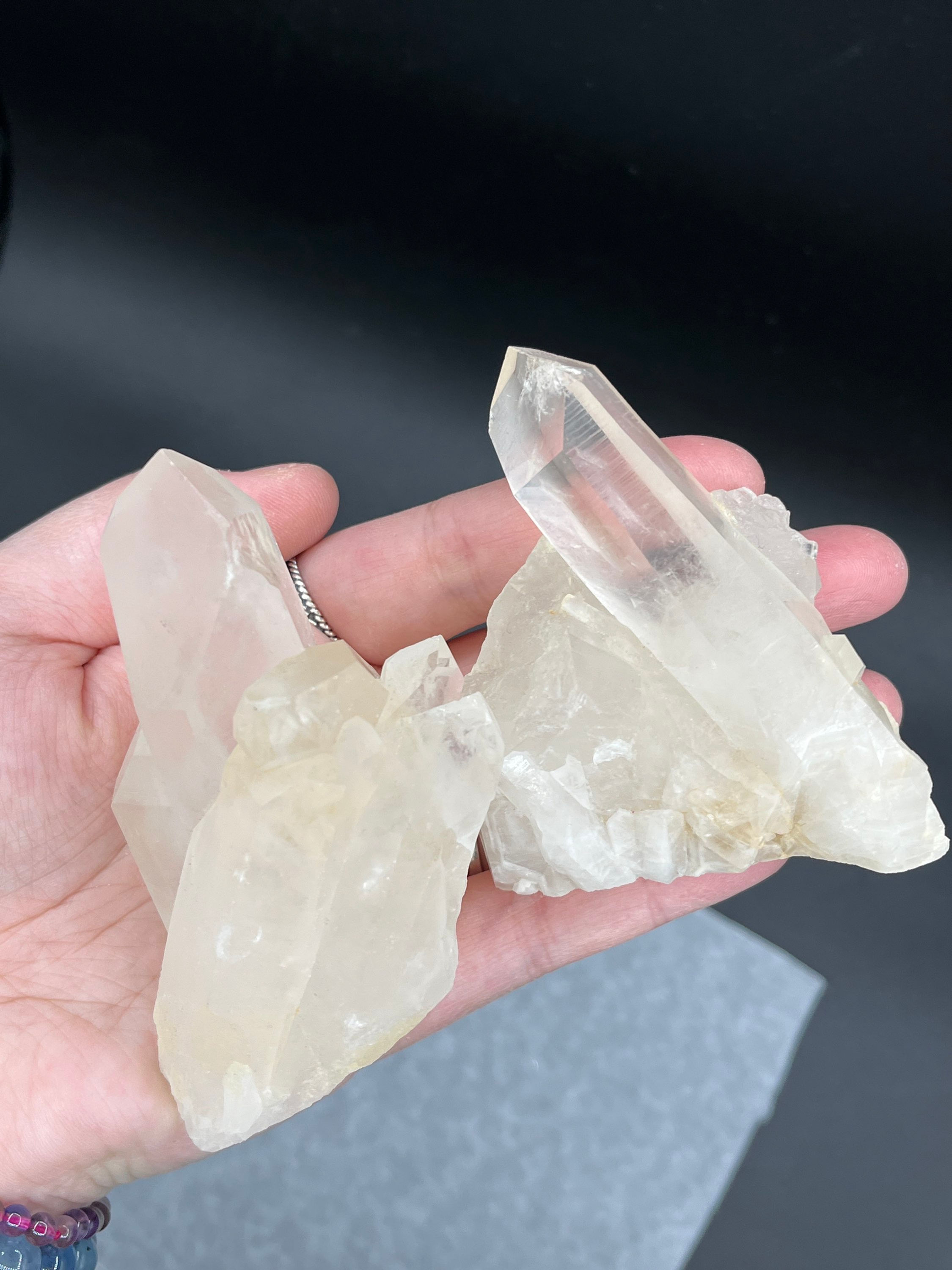 Lemurian Quartz cluster 