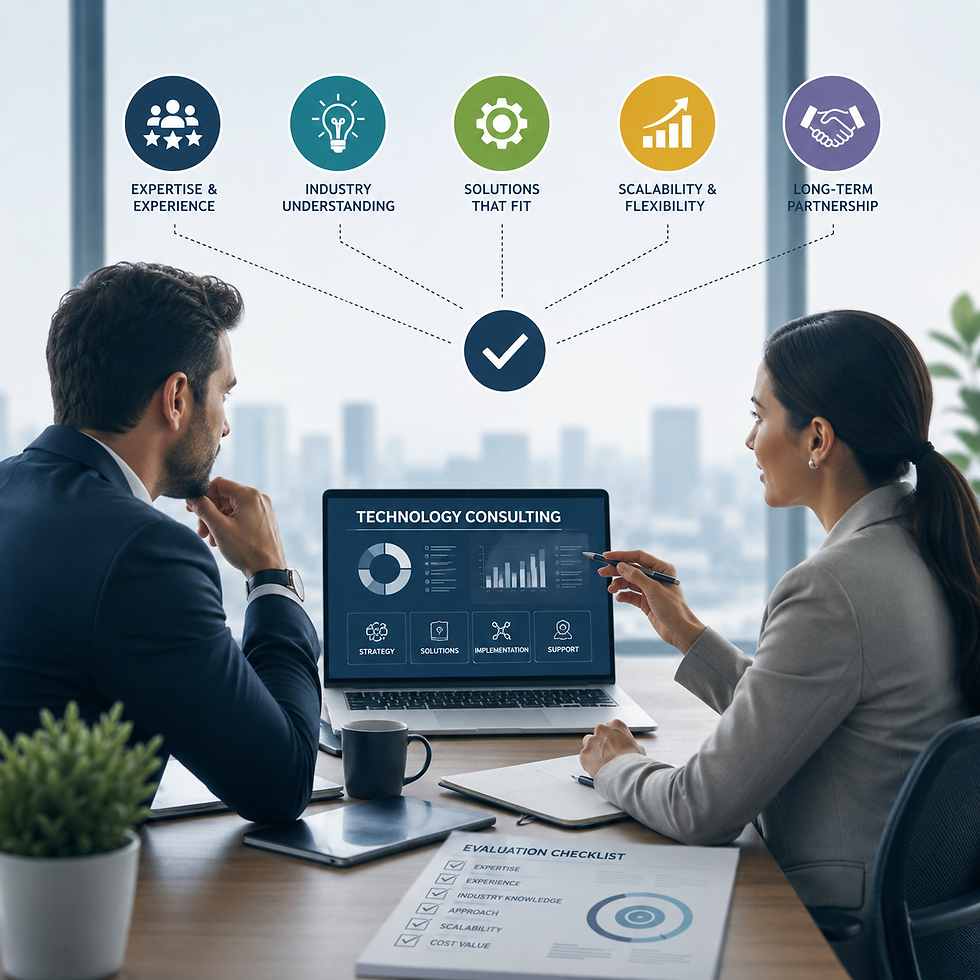 How to Choose the Right Technology Consulting Services for Your Company?