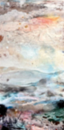 Soft Mist Over Strong Mountains | 50x100cm