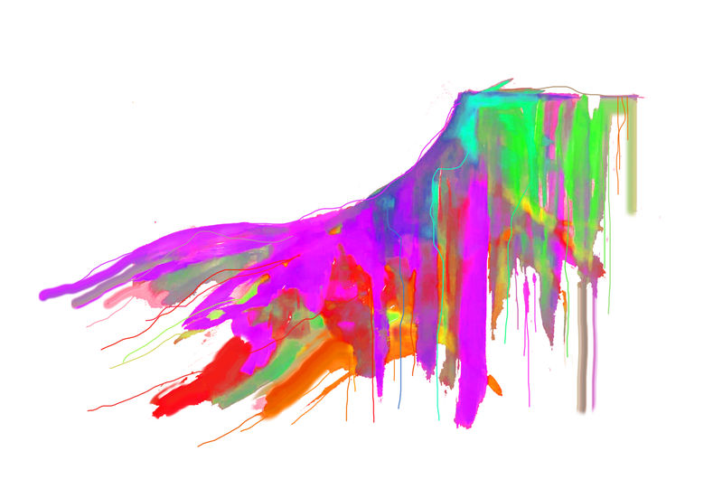Dessins numériques, aquarelles et feutres,  format A3, Paris, 2021
