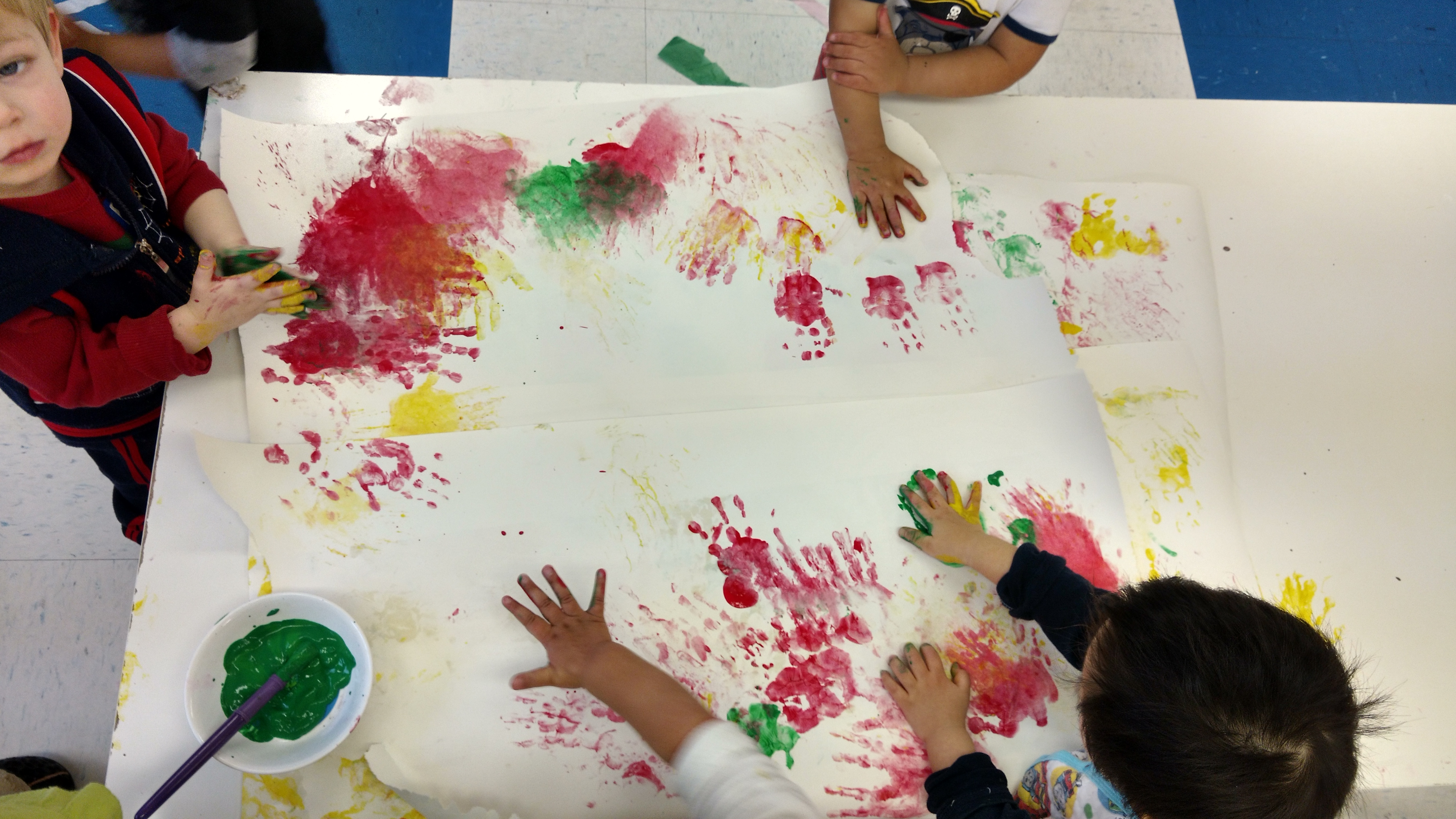 Hands printing