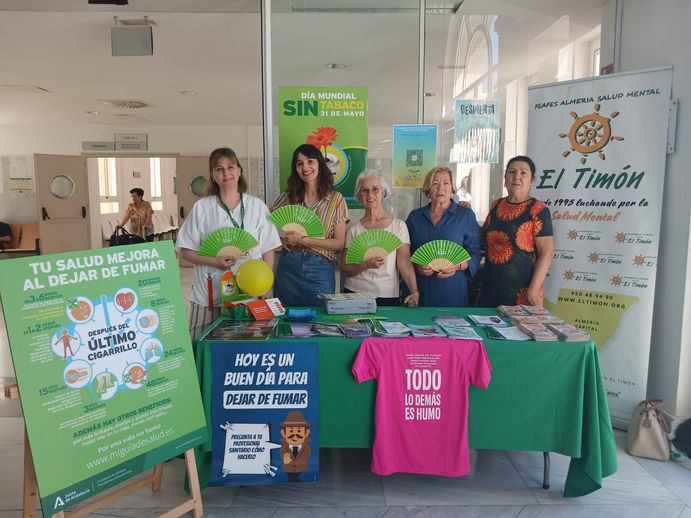 Día mundial sin tabaco en Almería