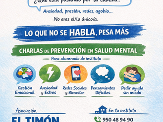 HABLEMOS DE SALUD MENTAL (sin filtros, sin tabúes)