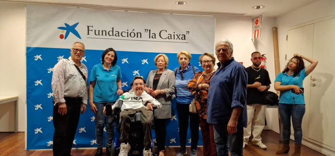 Fundación la Caixa y rostros revolucionarios