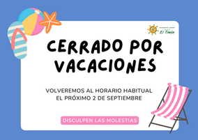 ¡Nos vamos de vacaciones!