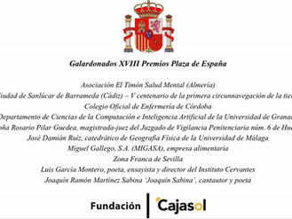 Galardonados XVIII Premios Plaza de España