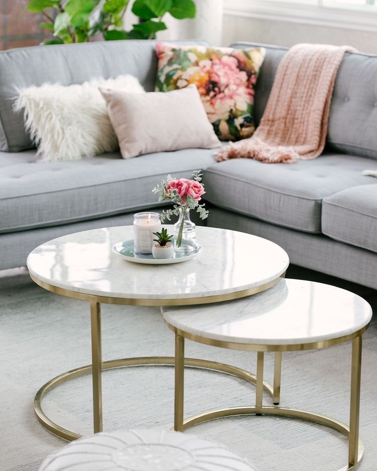 Thumbnail: Space Saving Round Nesting Table 