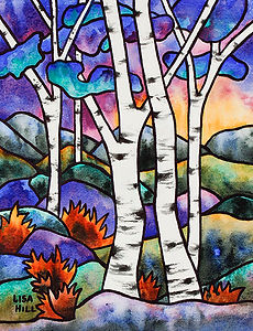 Birch at Winter Solstice