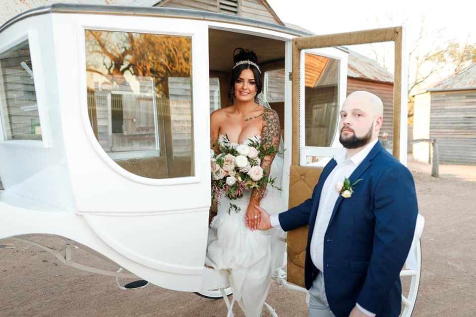 Terry and Amie - Horse and Carriage