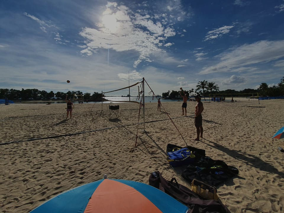 Our Beach Volleyball Training Setup