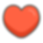 Red Heart Streamline Kawaii Emoji