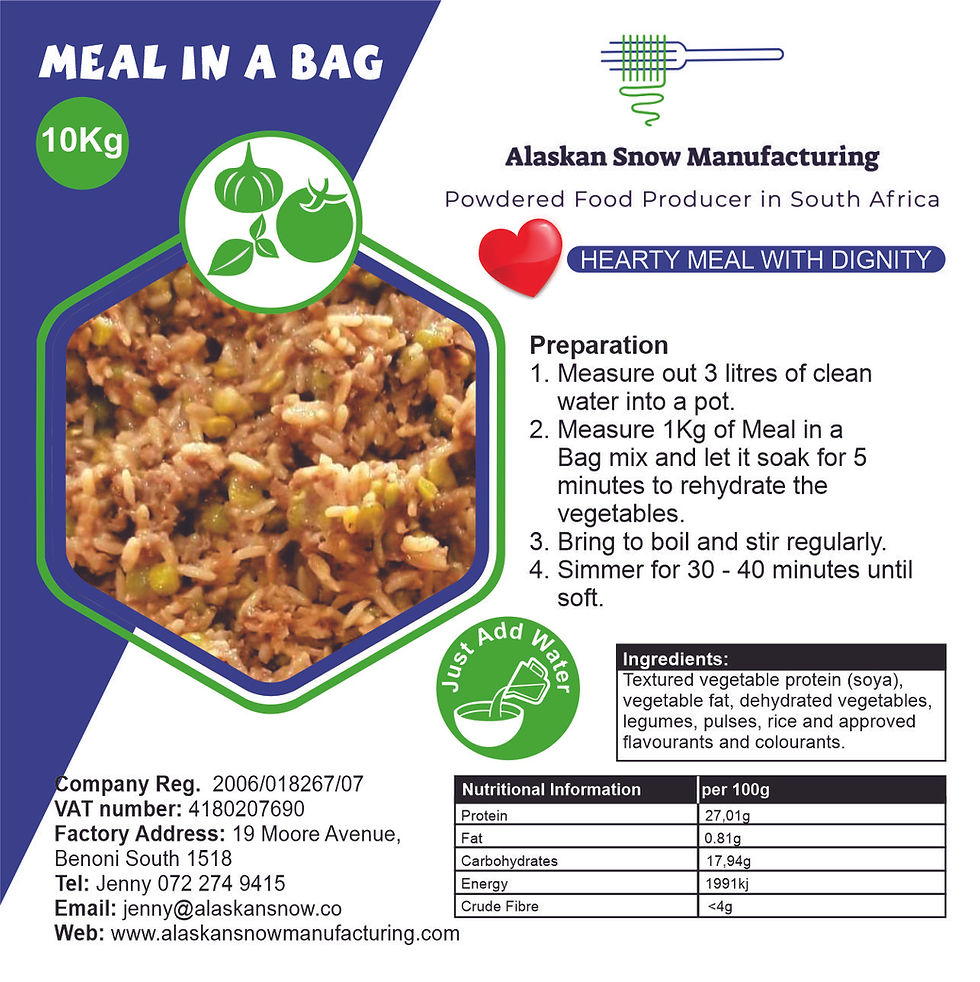 Miniatura: meal in a Bag vegetable 10 kg