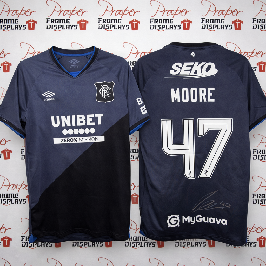 Mikey Moore signed shirt