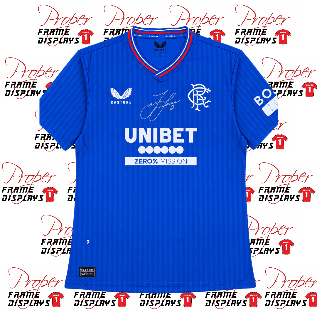 James Tavernier signed shirt
