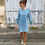 Thumbnail: ELA -- Robe en jean denim blue