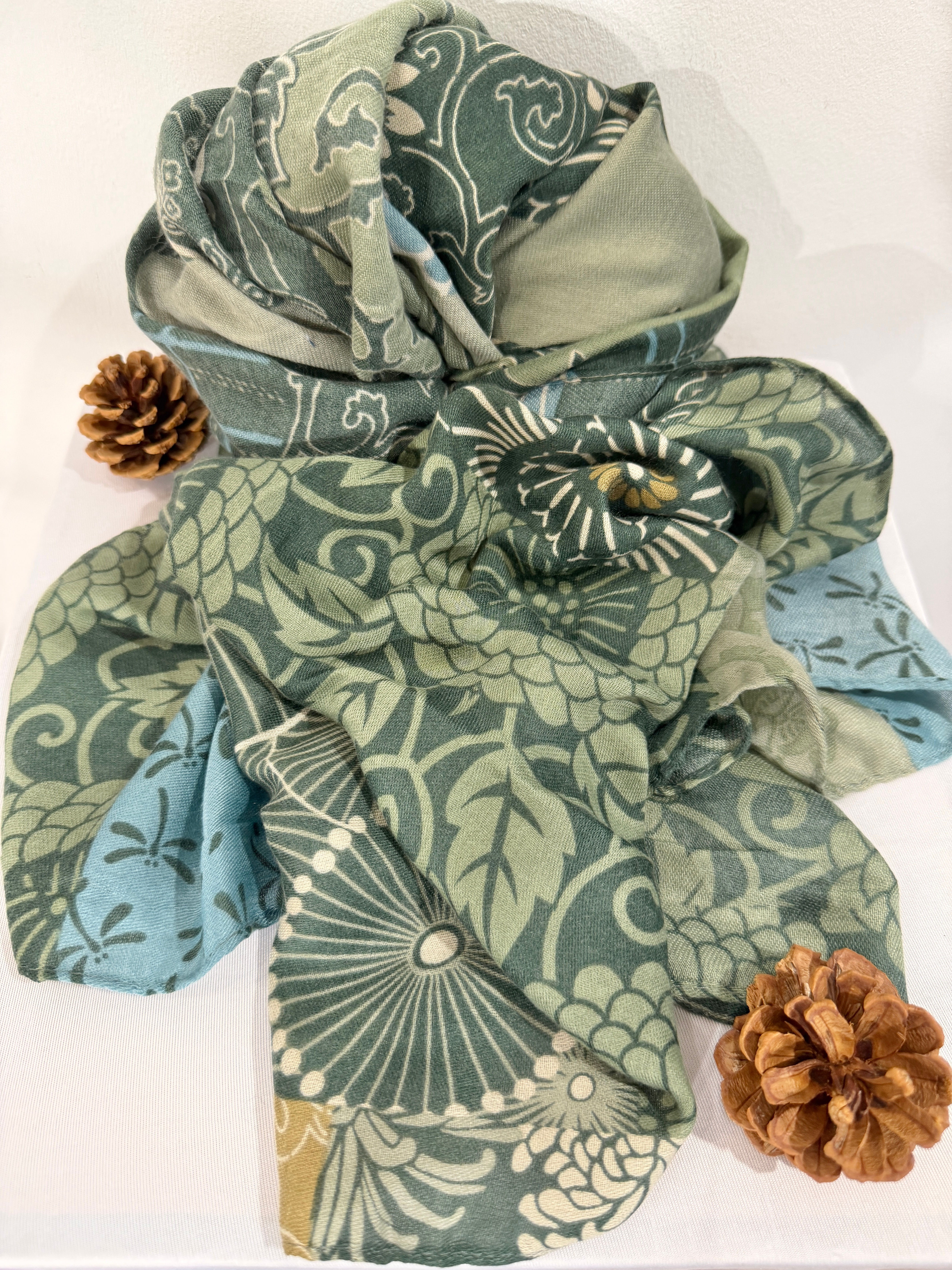 WYATT -- Foulard vert