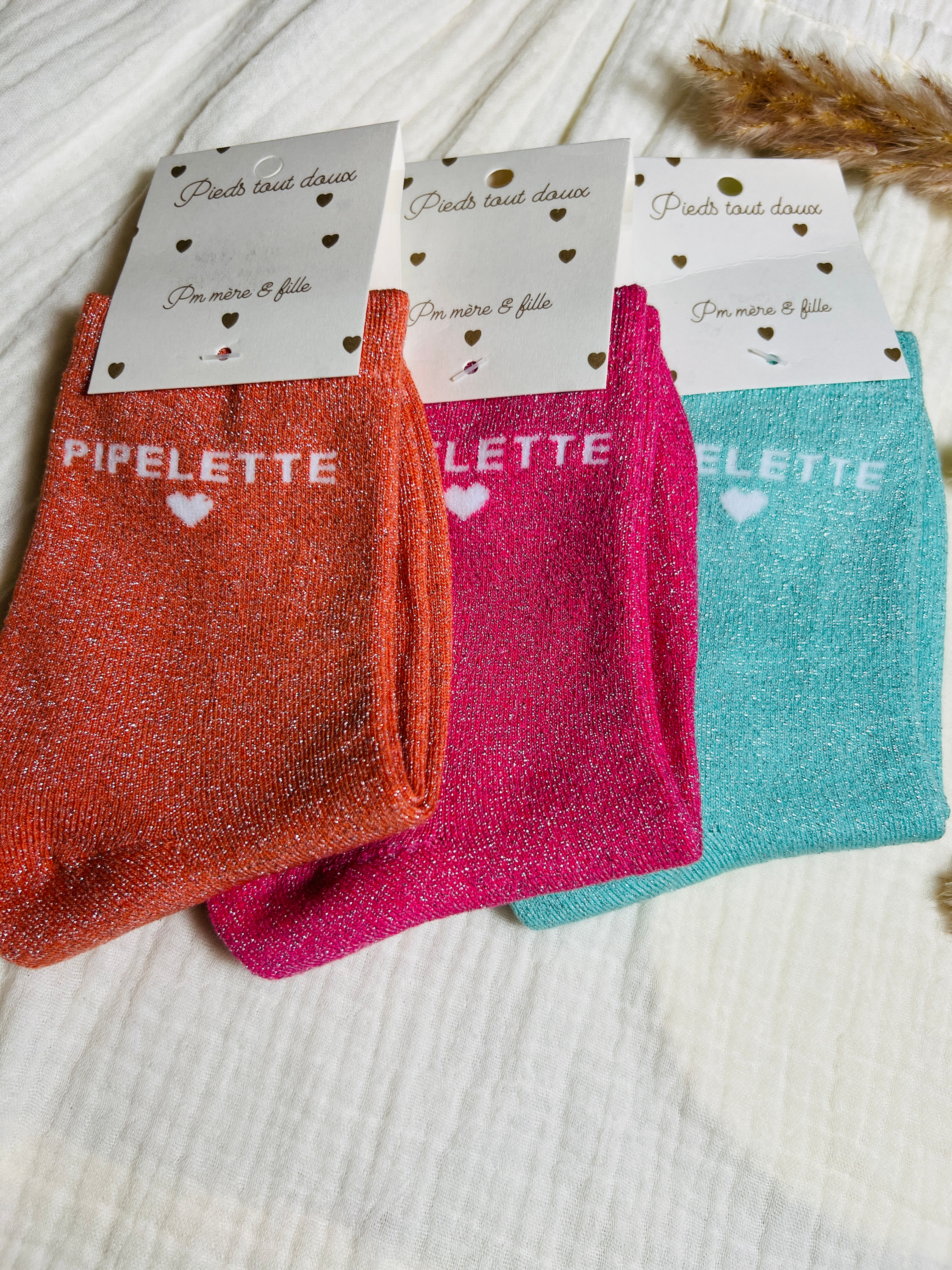 PIPELETTE -- Chaussettes paillettes