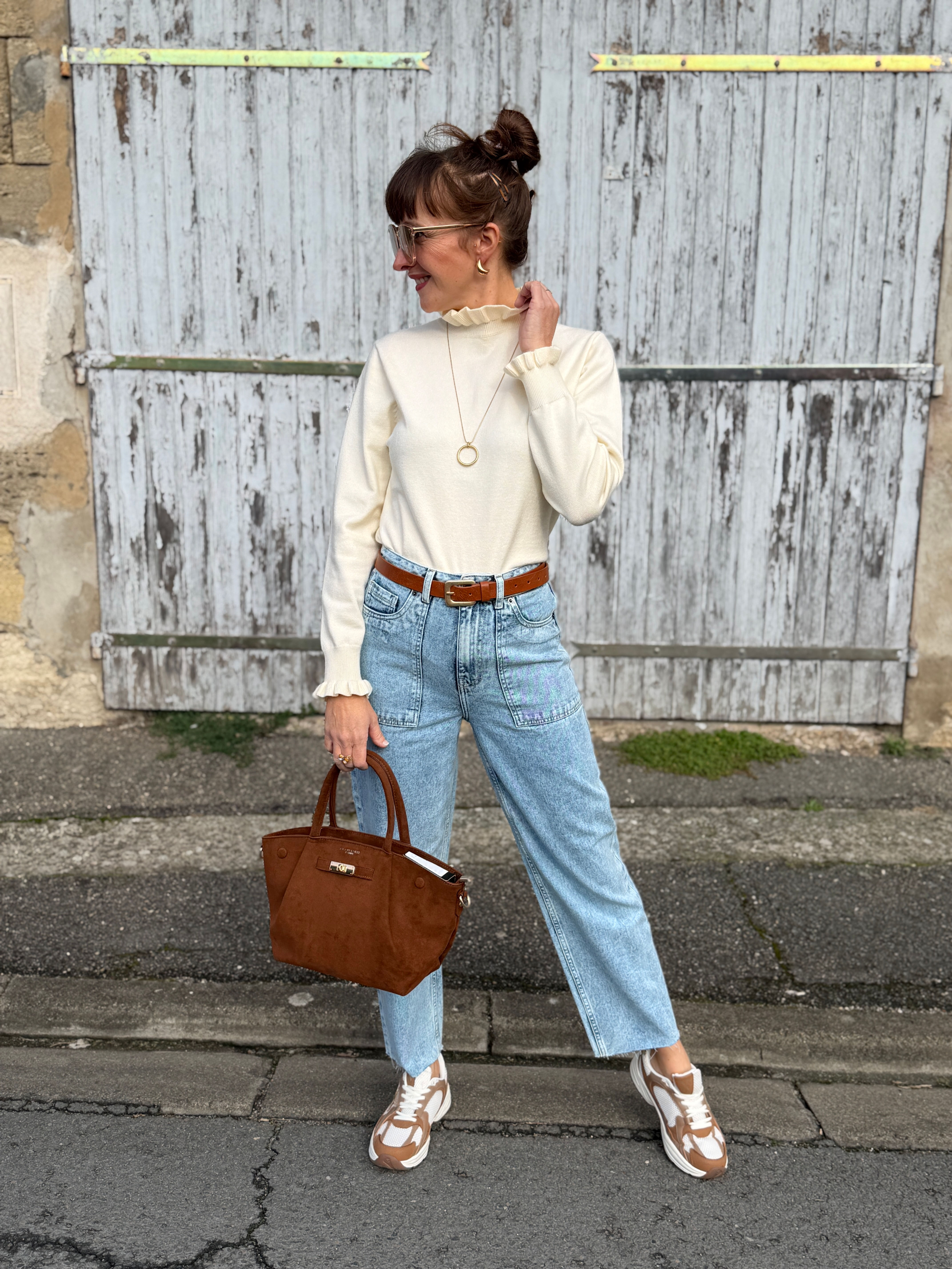 PERELLA  -- Jean 7/8 baggy