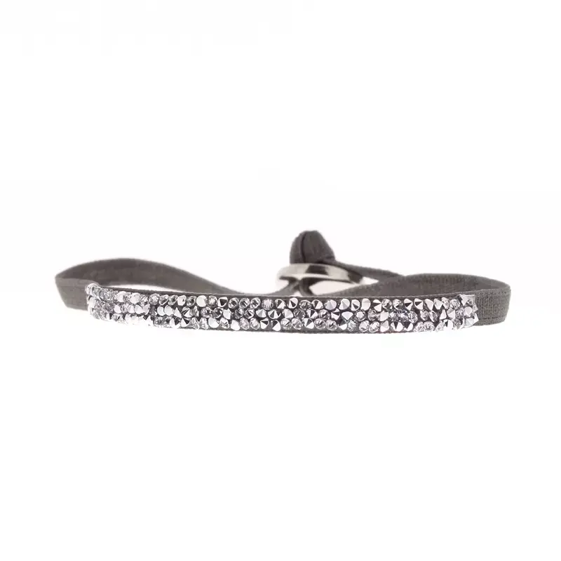 ANDREA -- Fabric Rock Bracelet