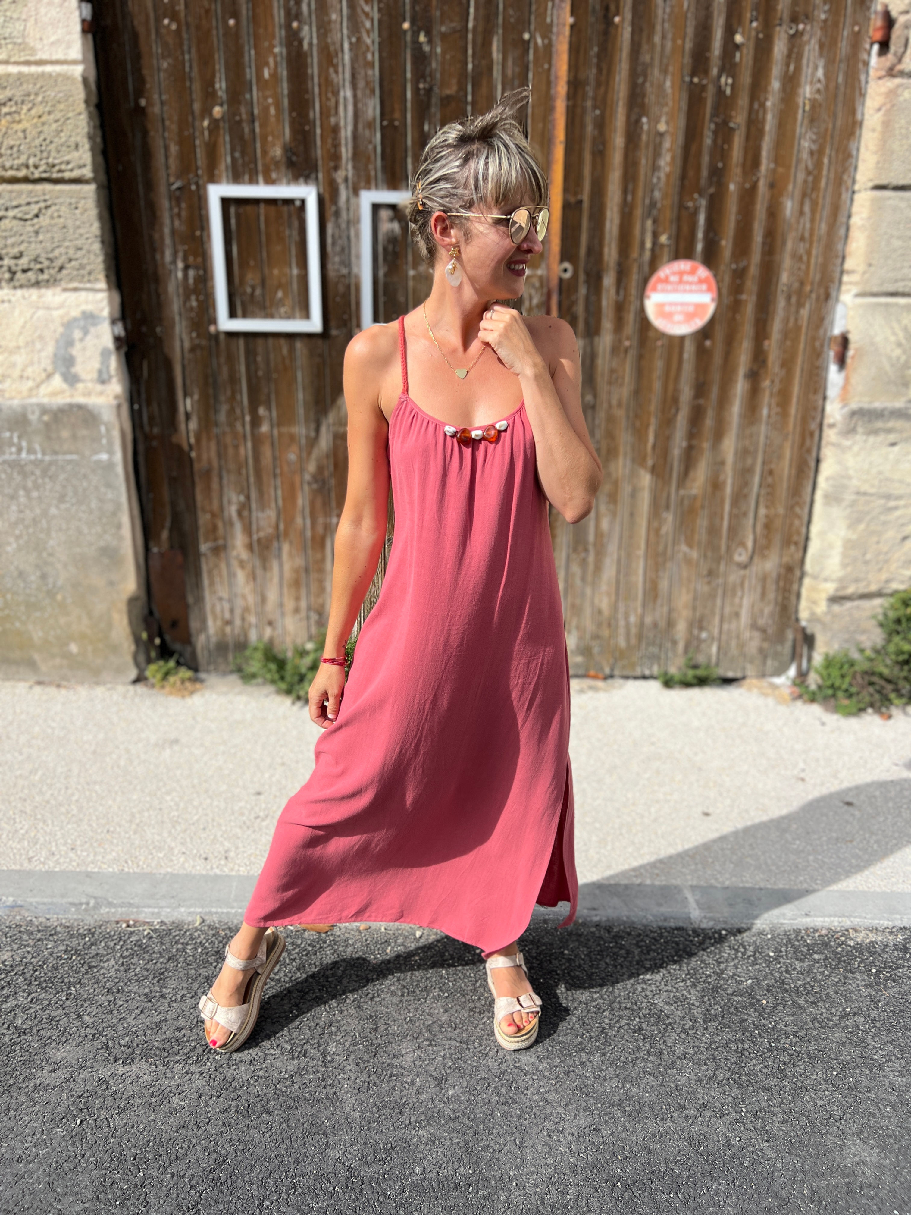 GWEN -- Robe longue dos nu