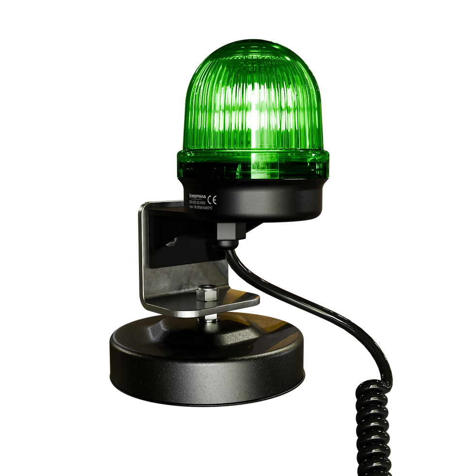 Flexible and reliable signal light for Flexi Heater systems, helping to communicate machine activity and safety alerts on job