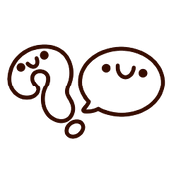 Friendly question mark and speech bubble with happy face – customer support icon for Boop It Design
