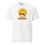 Thumbnail: White t-shirt with Stay Golden print, front view.