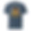 Thumbnail: Unisex t-shirt in Midnight color with ‘Don’t Be Afraid of the Dark… Chocolate’ orange edition print featuring a chocolate bar