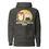Thumbnail: Nature Meets Nori hoodie in dark charcoal, front view with kawaii deer and onigiri design