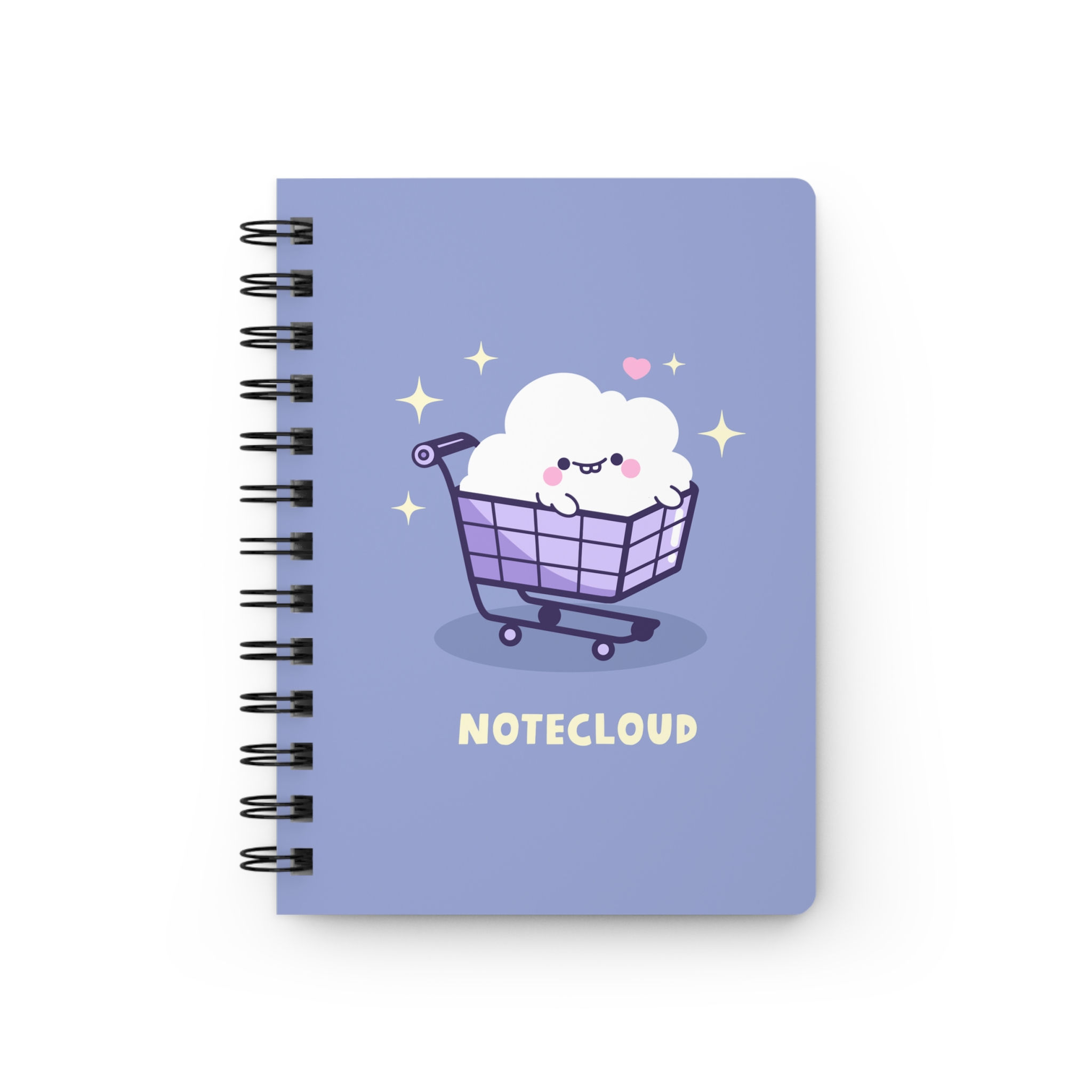 Notecloud Spiral Notebook – Lavender Sky Edition