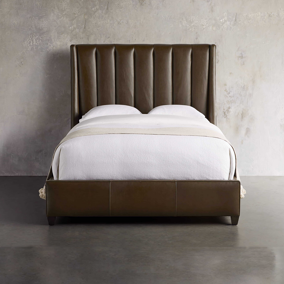 Thumbnail: Hayworth Leather Bed