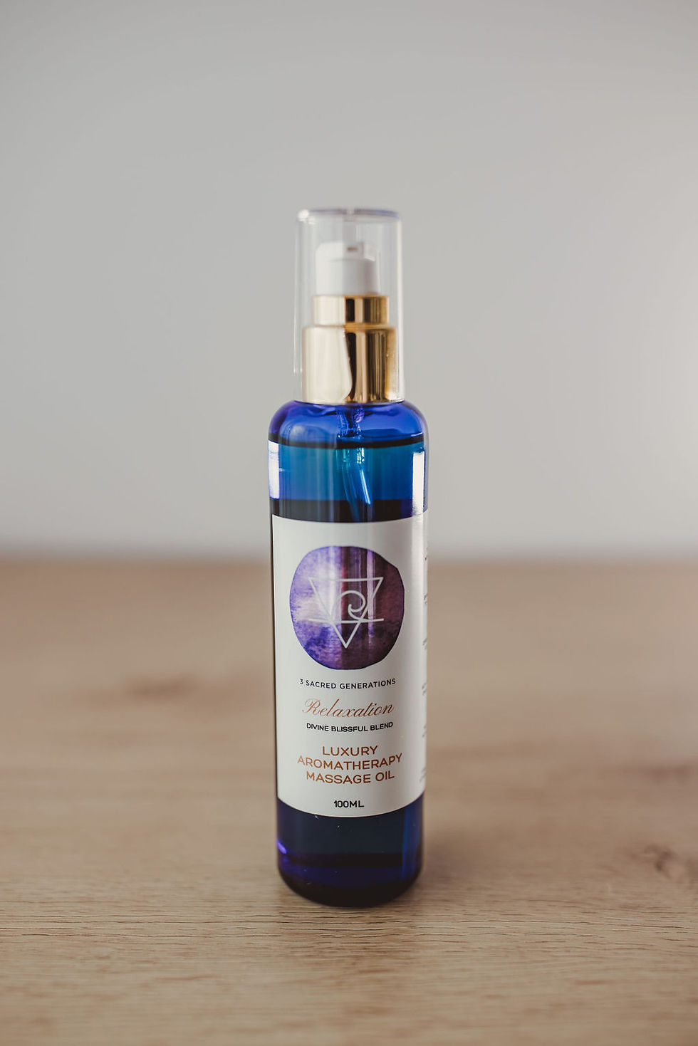 3 Sacred Generations_Relaxation Oil_Divine blissful blend_Body oil_NZ Handmade gifts, beauty and wellness products_eco