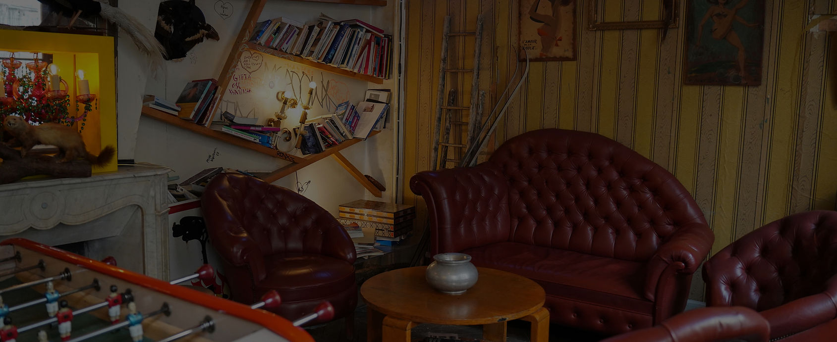 Le fumoir du restaurant