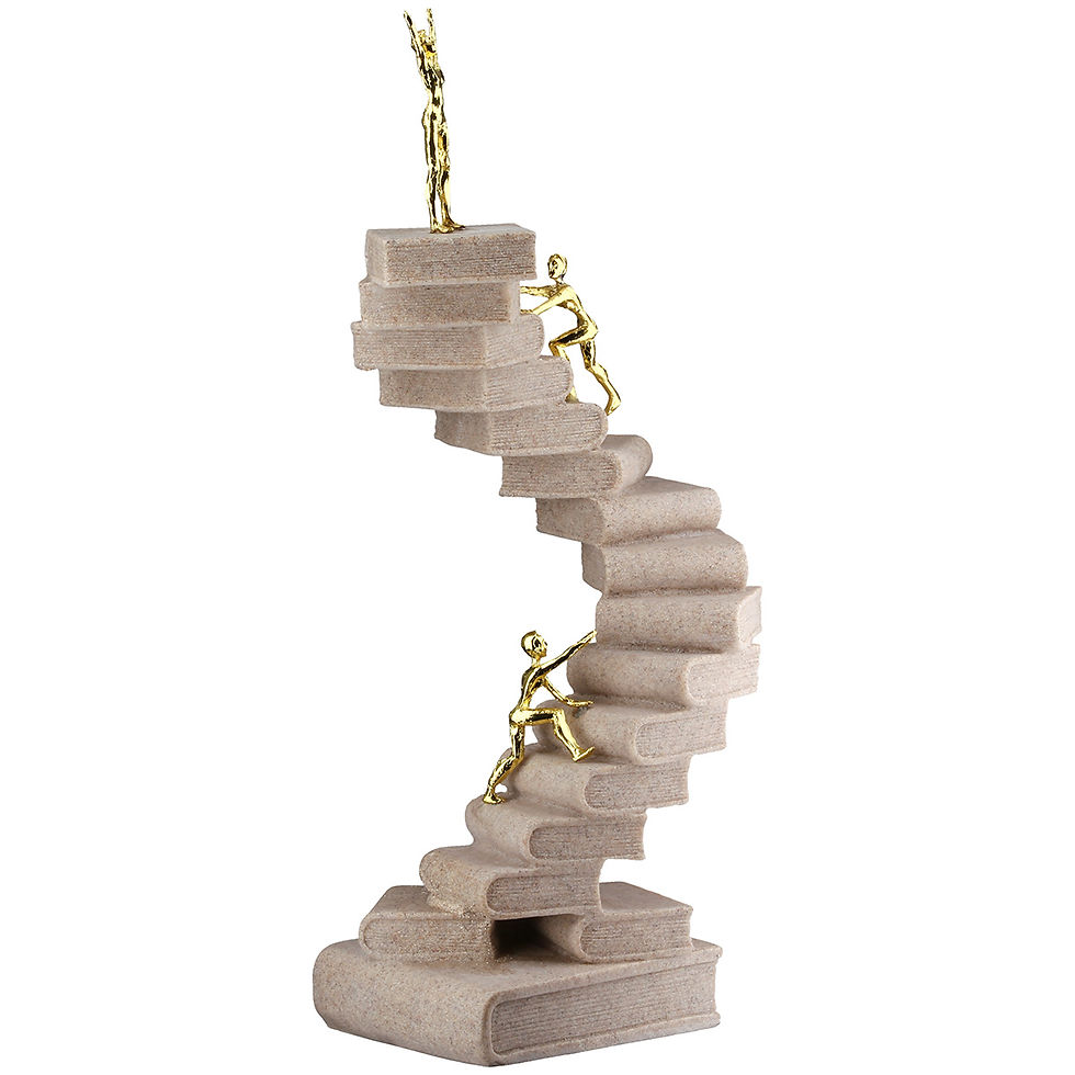 Miniatura: Scultura in resina Il percorso della conoscenza