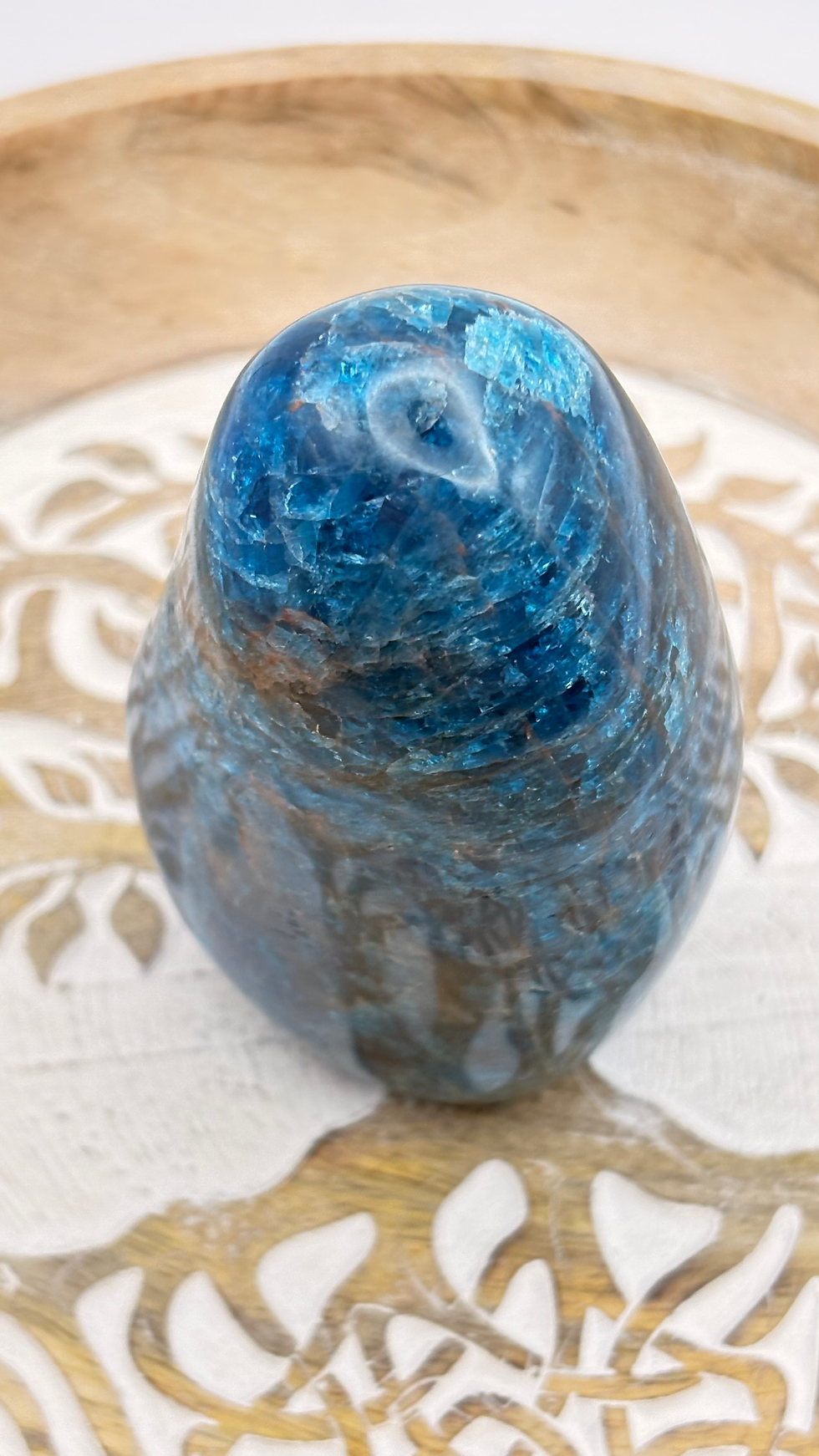 Miniature : Forme libre Apatite Bleue - 300 à 500g
