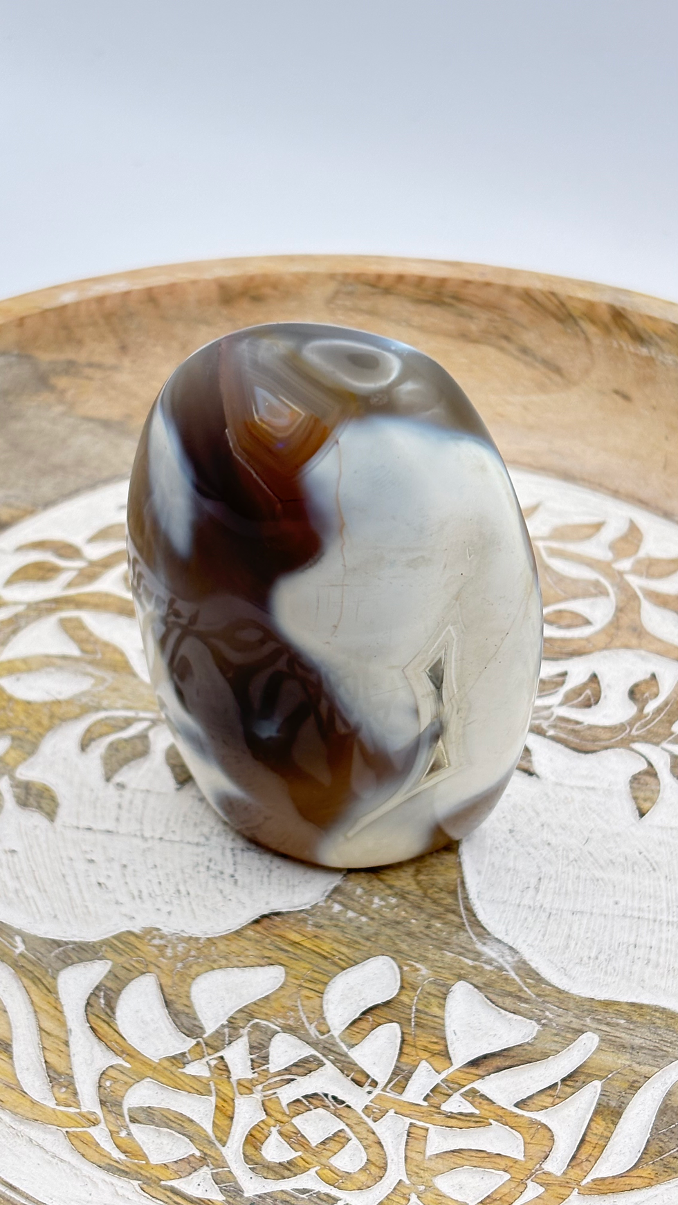 Miniature : Forme libre agate grise 100 à 300g
