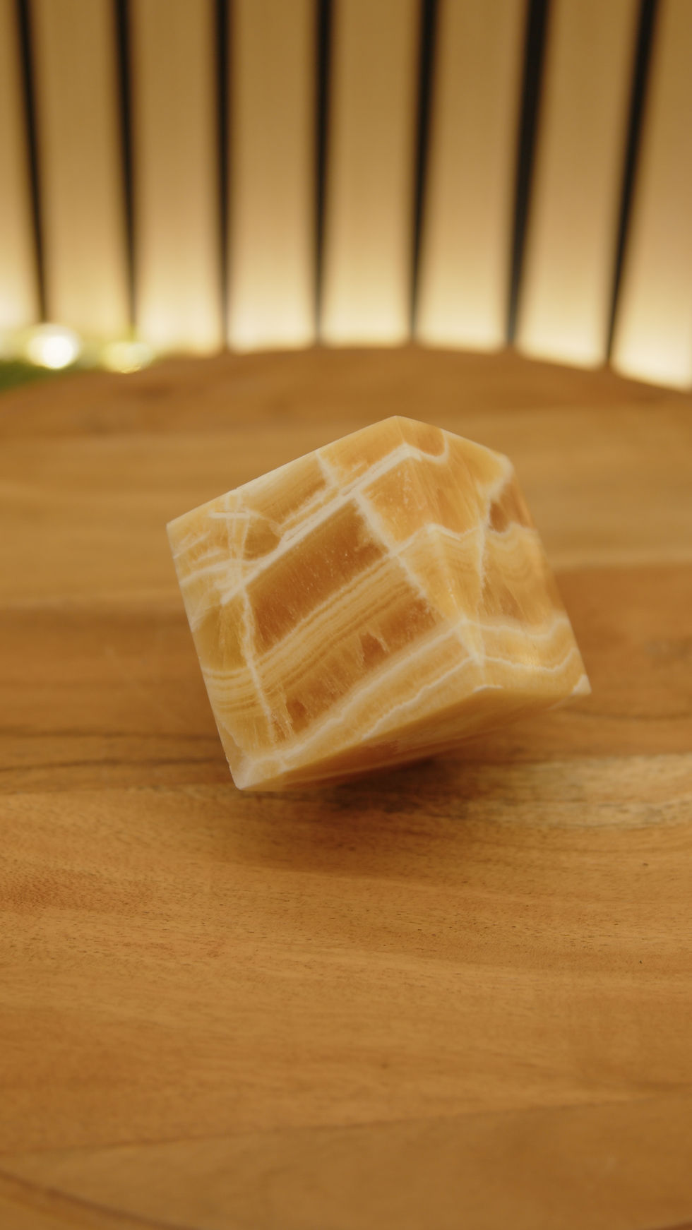 Miniature : Pièce de Collection 61 - Pièce Moyenne - Minéral : Calcite Orange
