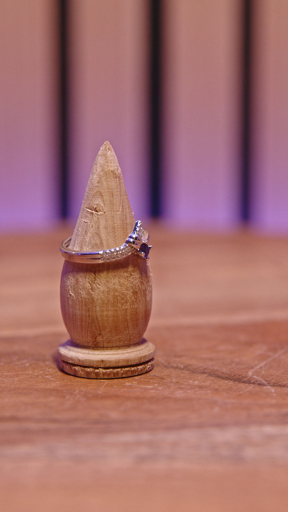 Miniature : Bague en Argent 925 Rhodié - Modèle 17 - Minéral : Améthyste