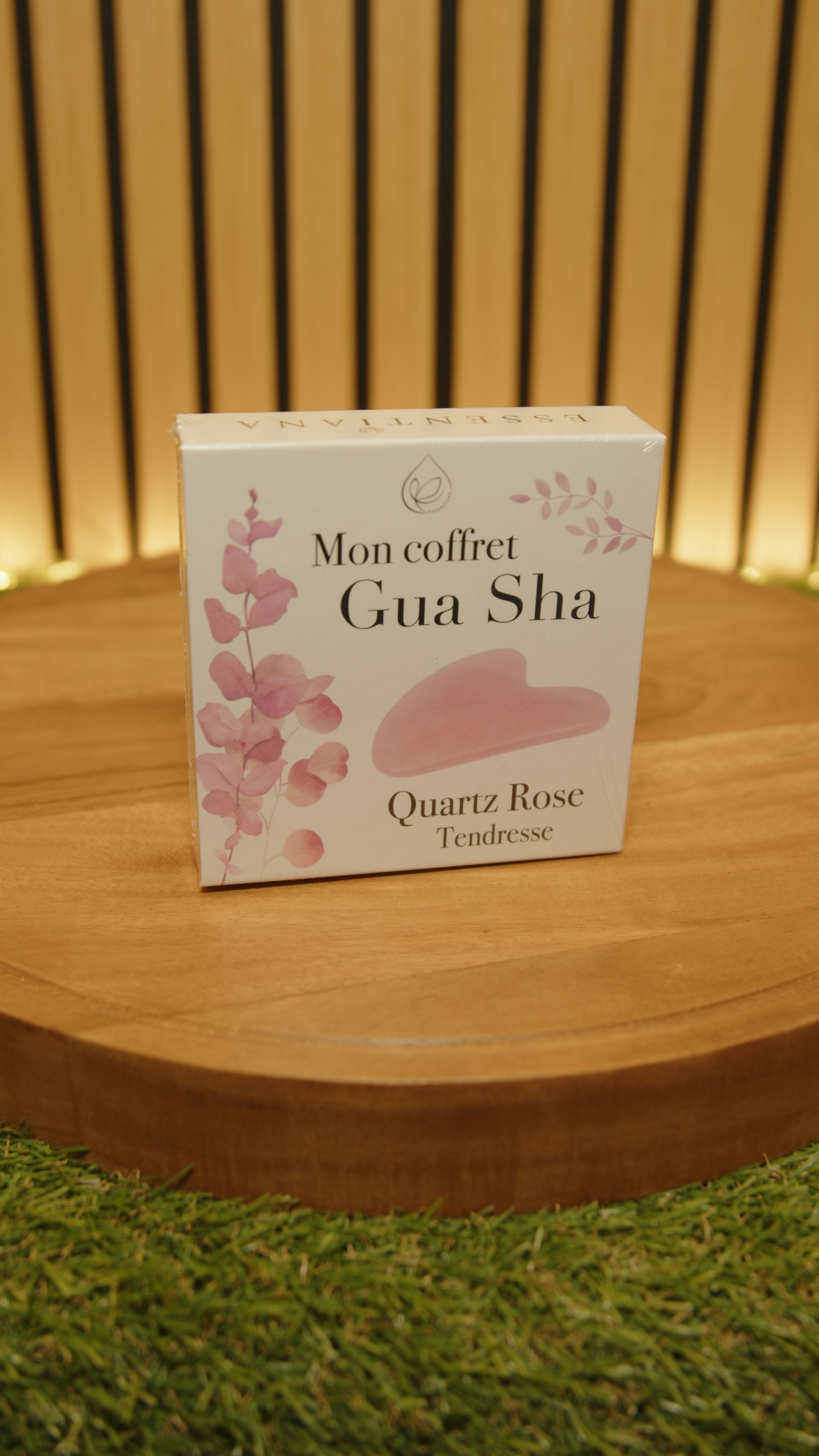 Coffret Gua Sha - Essentia - Quartz Rose