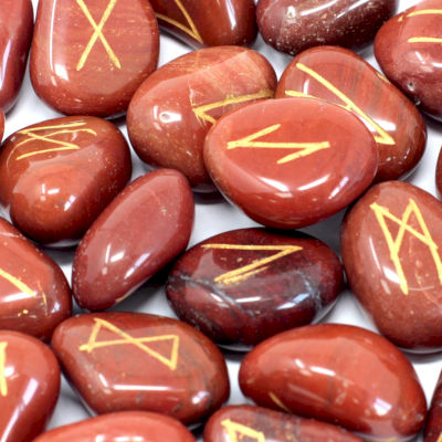 Miniature : Runes Set - Jaspe Rouge