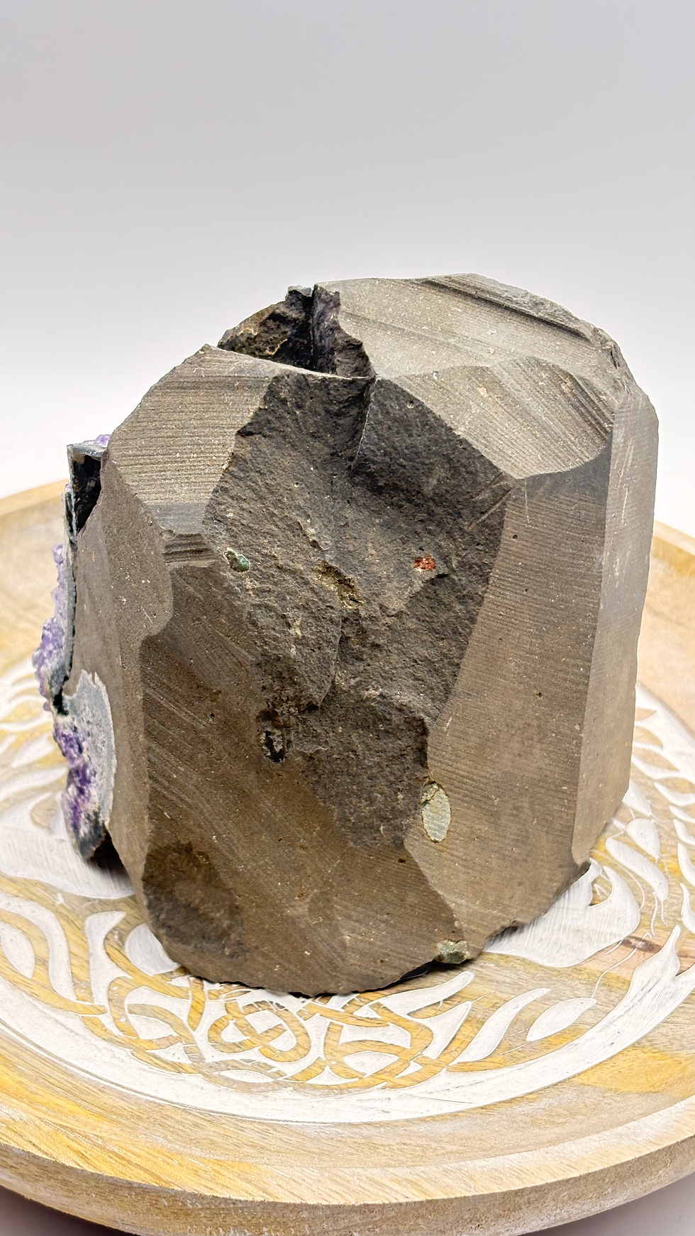 Miniature : Géode améthyste bord brut Uruguay 1300 à 1500g