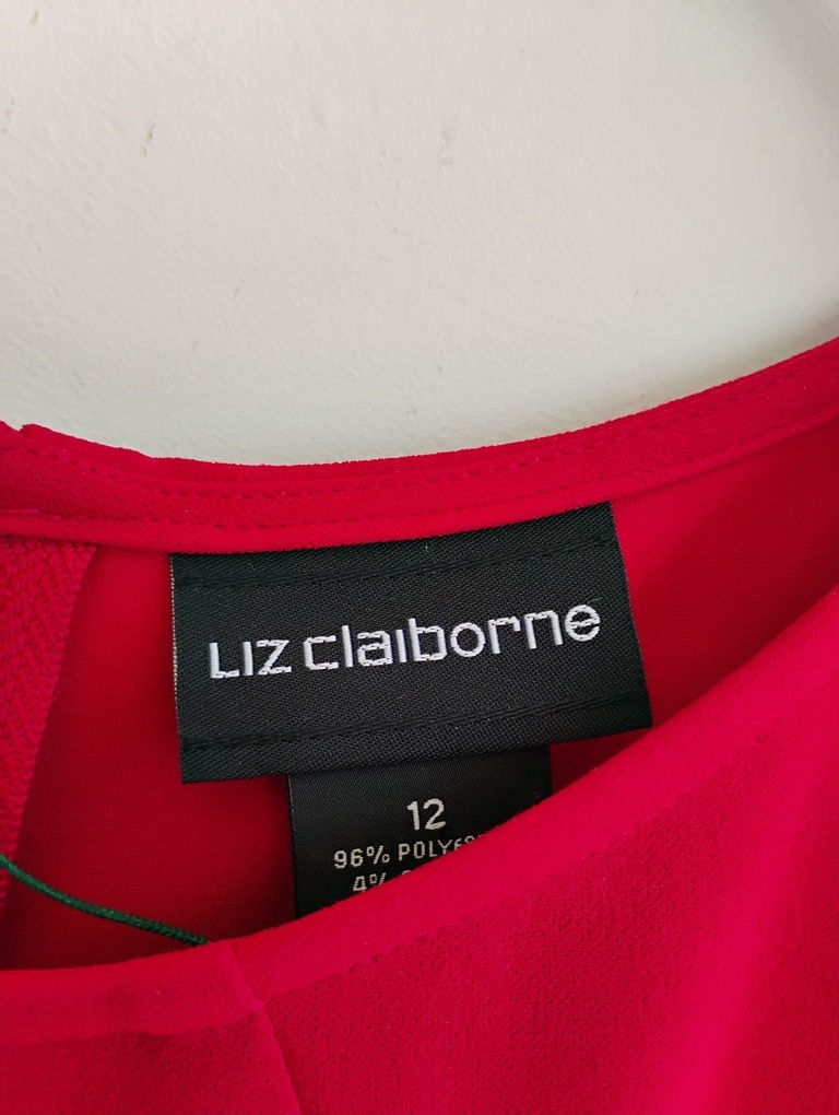 Miniaturbild: Vestido tubinho vermelho Liz Claiborne - 46 44