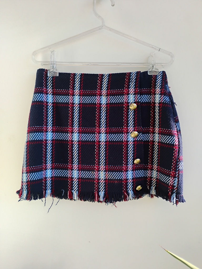 Saia xadrez tartan Forever 21 - P