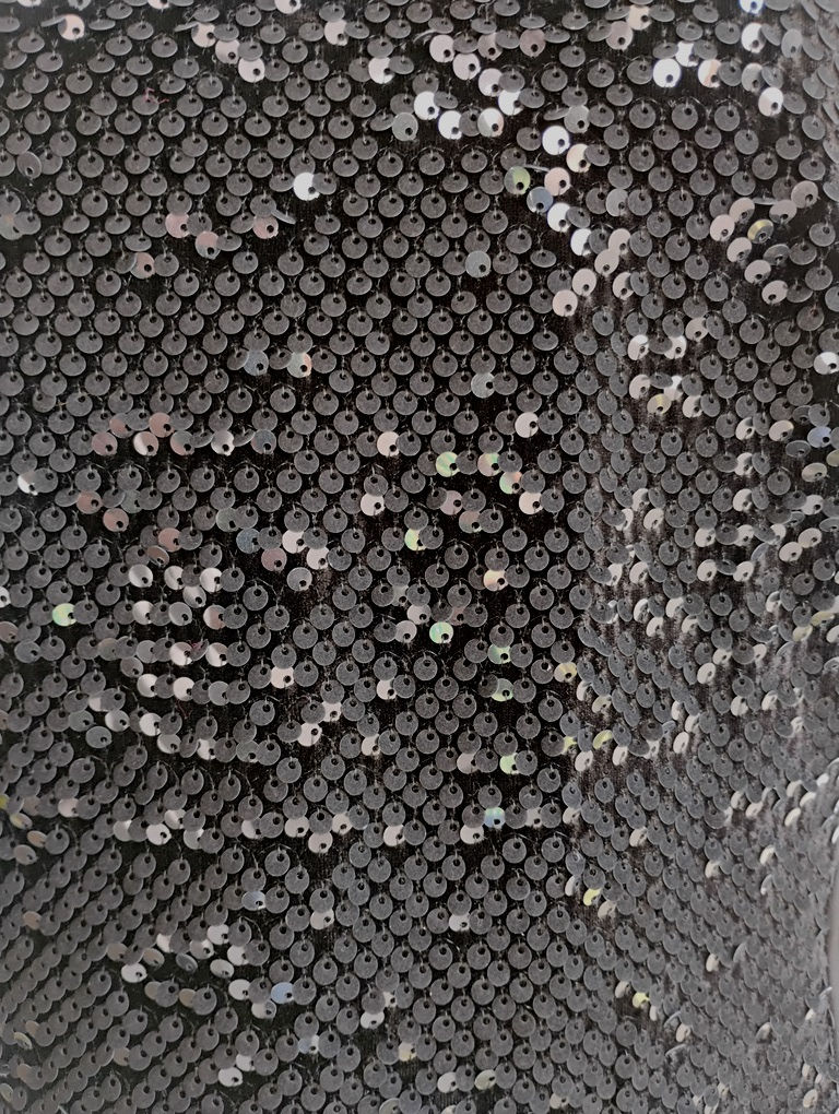 Miniature : Vestido tubinho preto em malha e paetês TVZ - 42