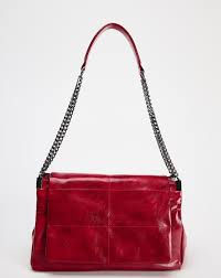 Bolsa de ombro vermelha Zara